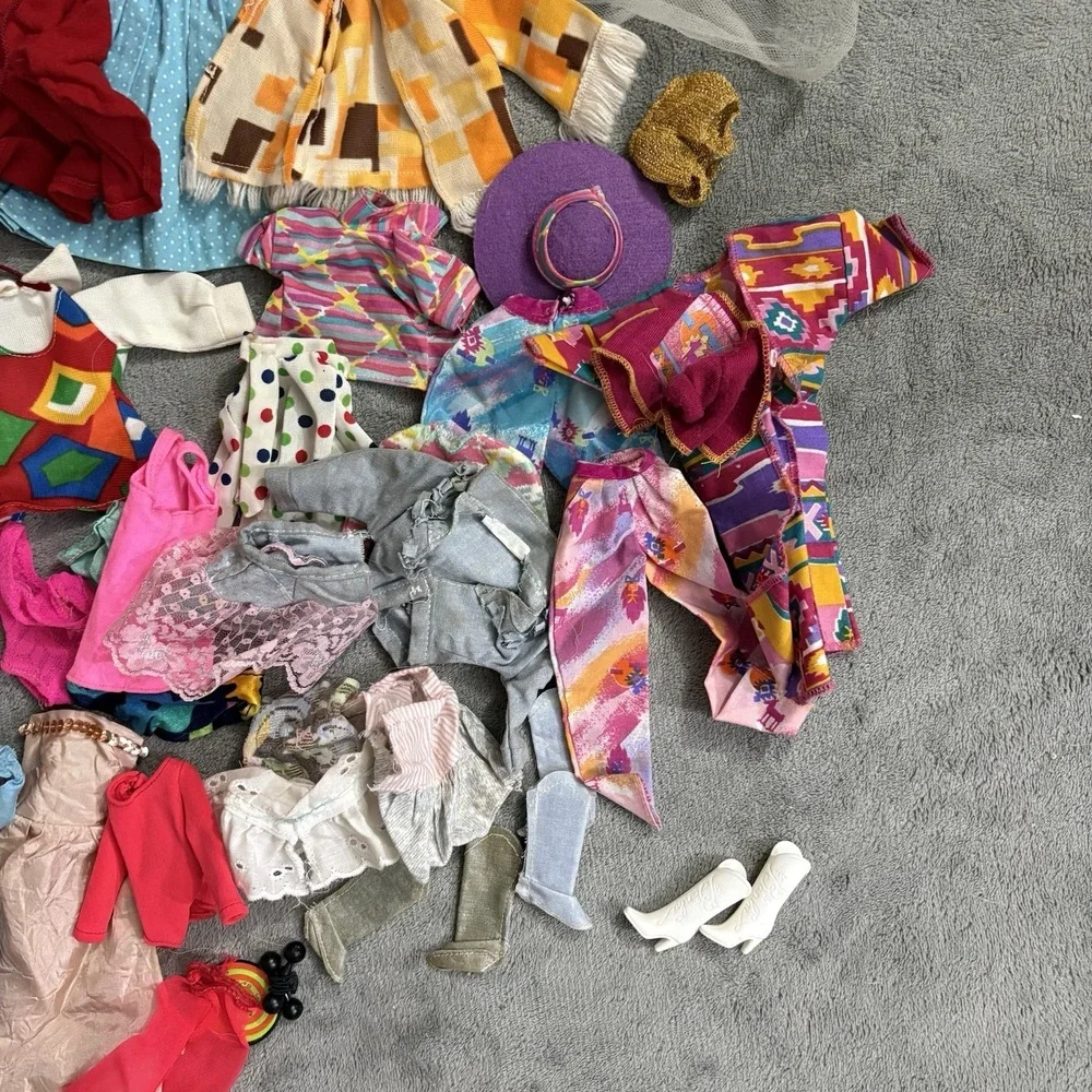 Vintage Barbie‎ Clothing Lot- 1960s 1970s 1980s-Dresses, Pants, Outfits, Sears
